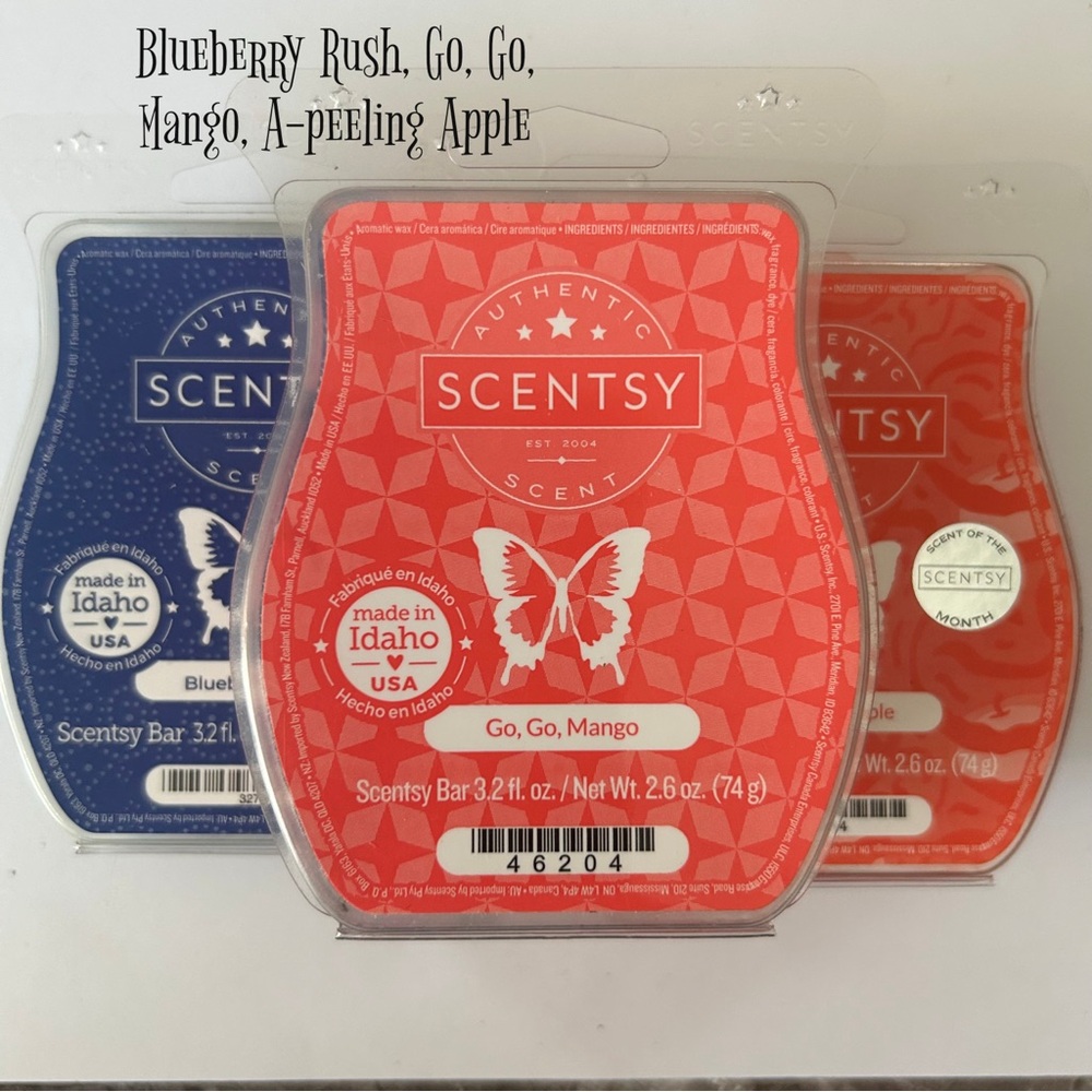 Scentsy Wax Bar Trio